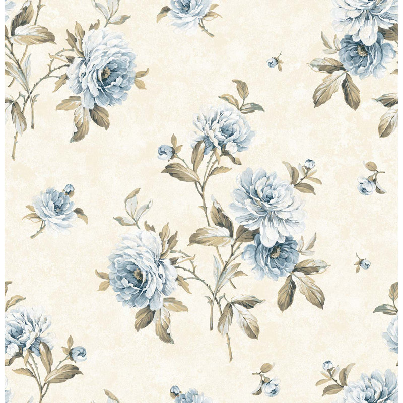 Bastogne 10m x 53cm Wallpaper Roll, Blue