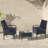 Outdoor Cushion - 24x24 Outdoor Chair Cushions with Sun and Water-Resistant Removable Covers - Memory Foam Patio Cushions by Lavish Home-1268335858