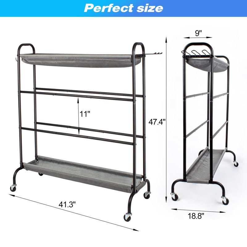 Metal Freestanding Sports Rack
