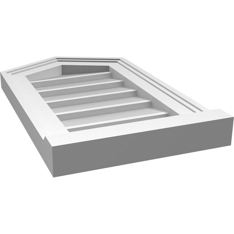 Ventilateur à pignon en uréthane non-fonctionnel Signature, 6/12, H 20 po x l 12 po x P 2 po