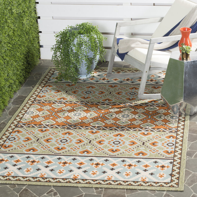 Northpoint Performance Southwestern Indoor/Outdoor Area Rug, Rectangle 8' x 10'