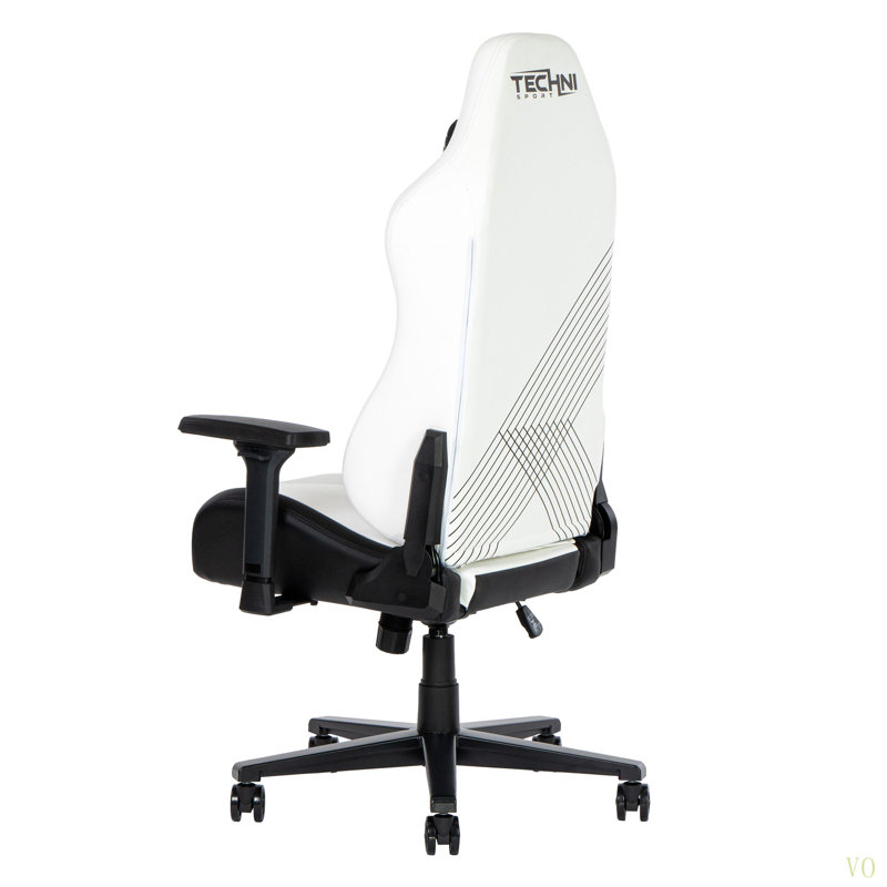 Techni Sport RTA-TS68C-WHT Comfort Edge  Gaming Chair, White