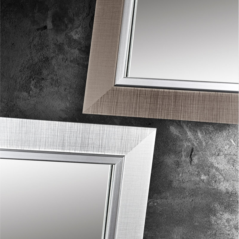 Dehoyos Flat Wall Mirror, Bronze, 77cm H x 58cm W