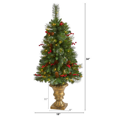 Easy Set-Up 48' Lighted Christmas Tree