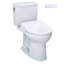 Toilette allongée deux pièces au sol WASHLET 1 GPF avec poids de 101,6 lb (siège inclus)