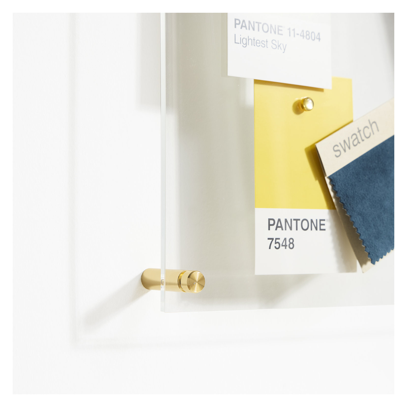 Easy Change Memo Board + Magnets, Gold, 21" x 27"