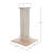 PETMAKER Cat Scratching Post with Carpeted Base ' 27.75-Inch Sisal Burlap Fabric Scratcher