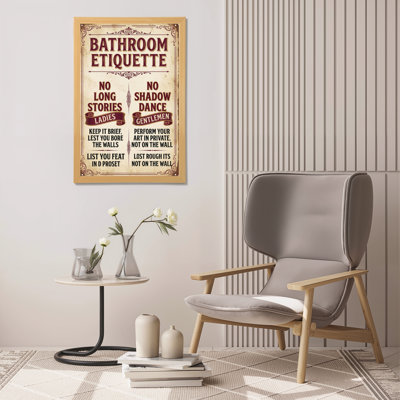 Impression sur toile tendue pour salle de bain