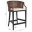 Tabouret de comptoir en bois massif Carneshia-762767893