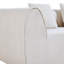 Canapé modulaire spacieux et spacieux, mousse haute densité, tissu amande, essentiel pour le salon