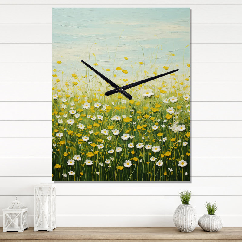 Horloge murale Buttercups, Médium