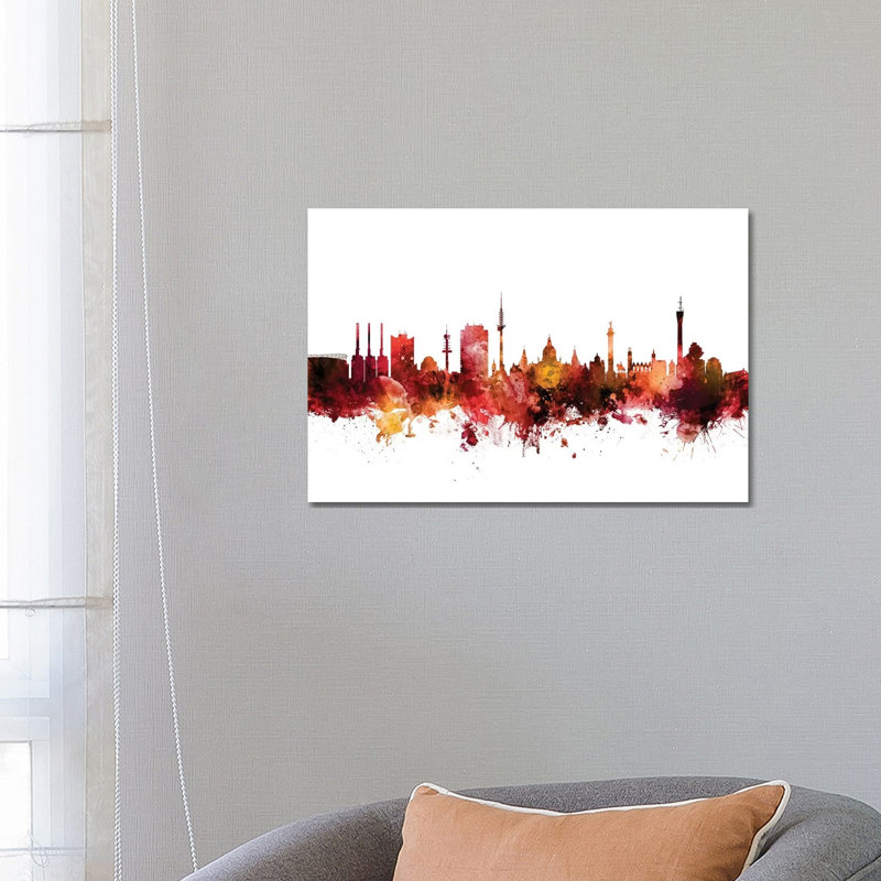 Hannover, Germany Skyline by Michael Tompsett - Wrapped Canvas Gallery-Wrapped Canvas Giclée
