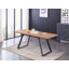 Eatonton 4 Person Dining set - a Rectangular Extendable Dining Table with Metal Legs and a Set of 4 Faux Leather Dining Chairs for Dining Room - Modern Dining Table Set-1620626794-1620626792