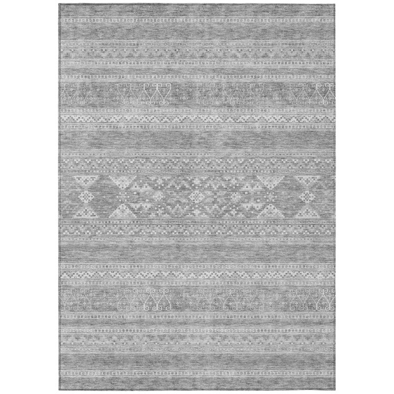 Nathael Flatweave Washable Southwestern Indoor / Outdoor Rug, Rectangle 2'6" x 3'10"