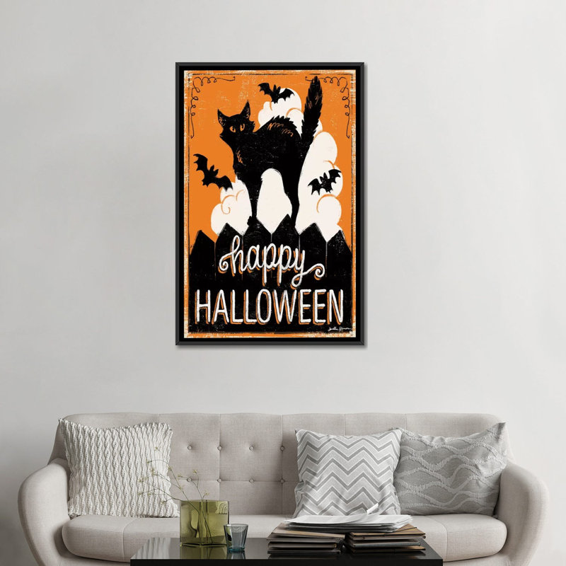 «Wicked II», art textuel sur toile tendue, H 26 po x l 18 po x P 1,5 po, Toile avec cadre noir, Pas de tapis