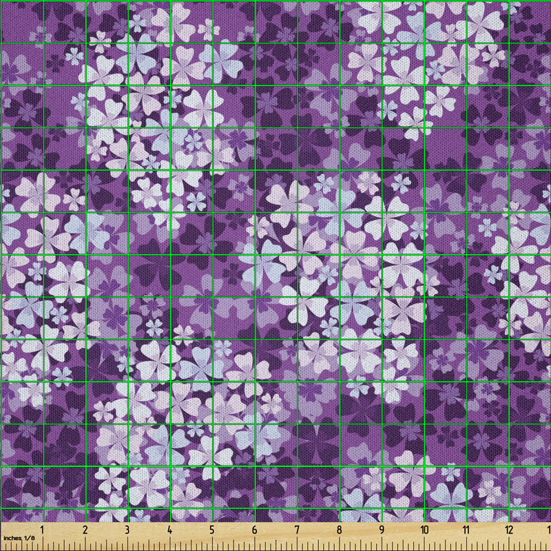 Dabrielle Lilacs Illustration Greenery Field Freshness Hydrangea Fabric