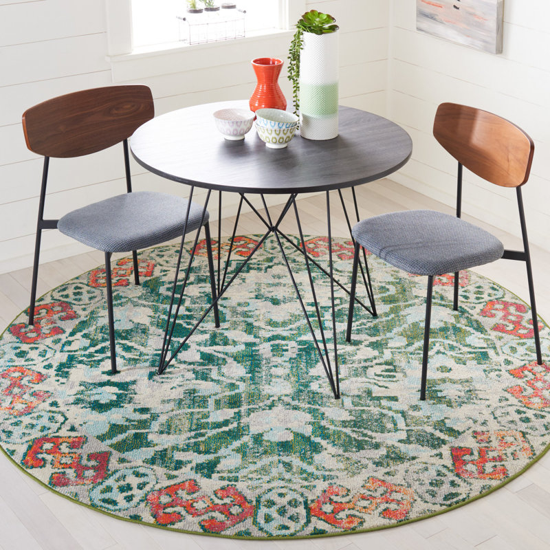 Tapis oriental Dylanthomes Performance, Rond 6 pi 7 po