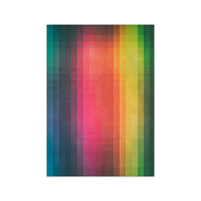 Rainbow Pixel Art Original - Print on Canvas
