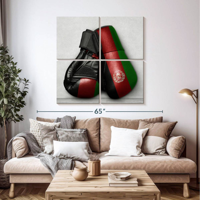 Sireci Afghan Boxing Gloves, 45" H x 45" W