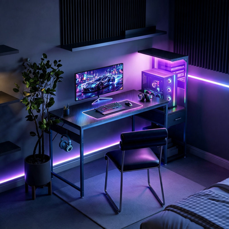 Computer Desk, Black