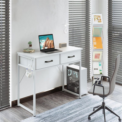 Billens Metal Base Computer Table