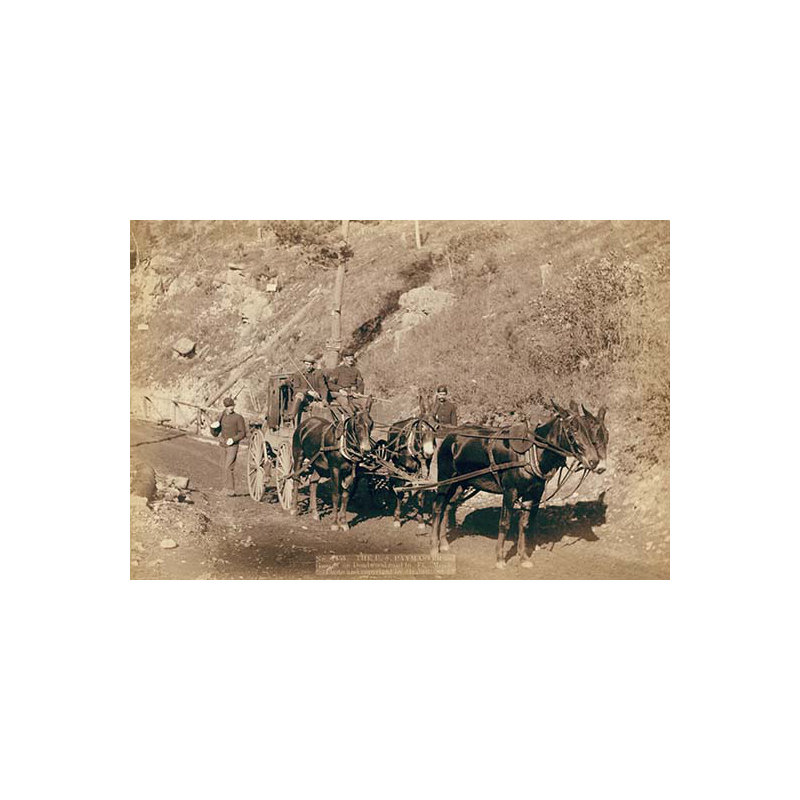 The US Paymaster and Guards - impression d'art graphique, 20 po x 30 p