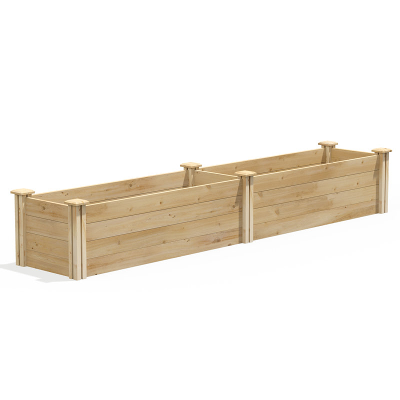 Lit de jardin surélevé en cèdre Original, H 14 po x l 96 po x P 16 po