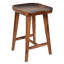Tabouret de comptoir en bois Suar