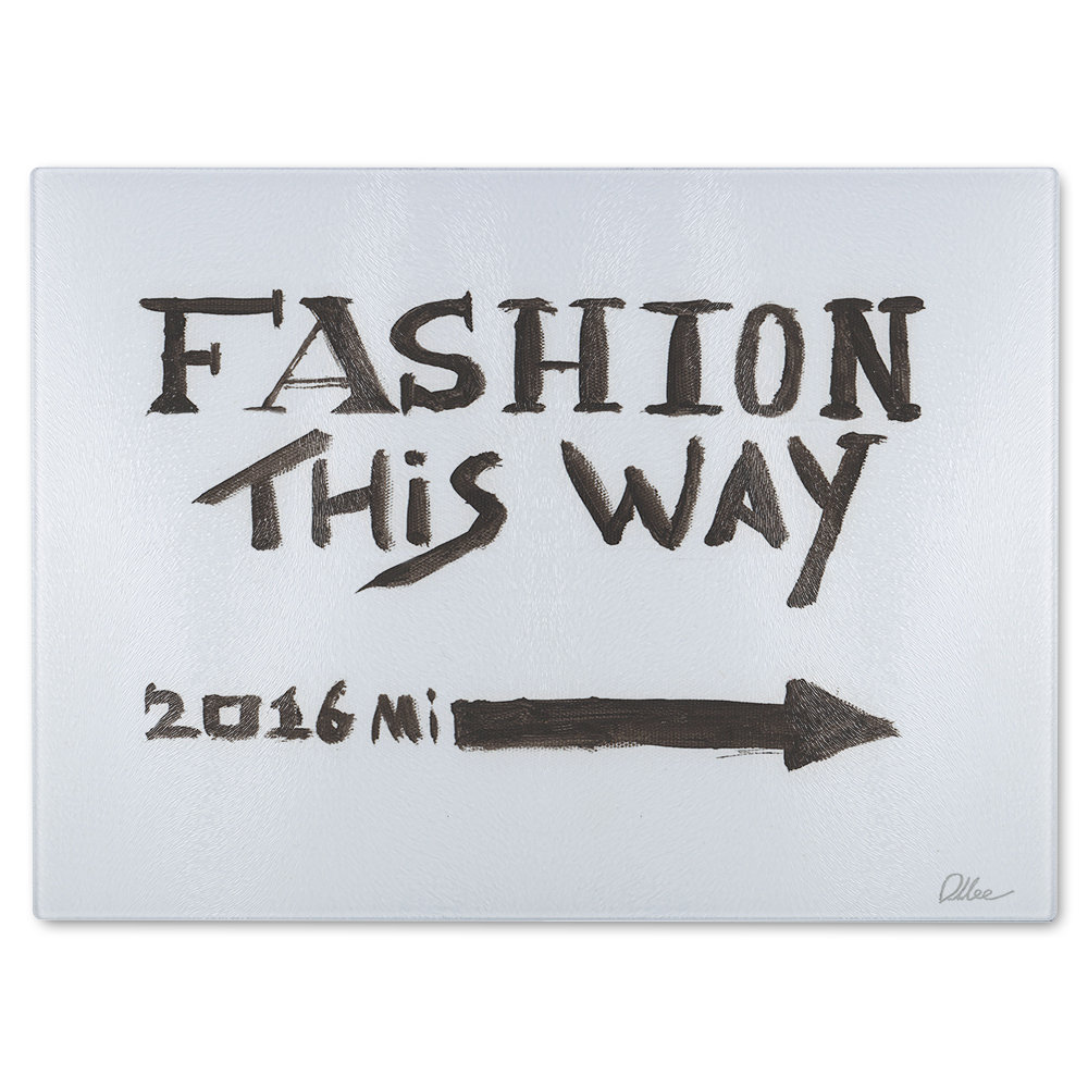 Fashion This Way Glass Chopping Board