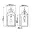 Browyn Black Outdoor Wall Lantern-1433472619