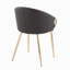 Chaise en métal et similicuir-137089925-137089924