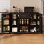 Garde-manger de 45,7 po de largeur avec portes doubles, tablettes réglables et grand tiroir.-342289205-446850459