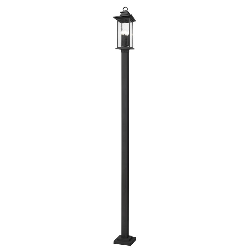 Luminaire d'extérieur sur pied 4 lumières Olvera