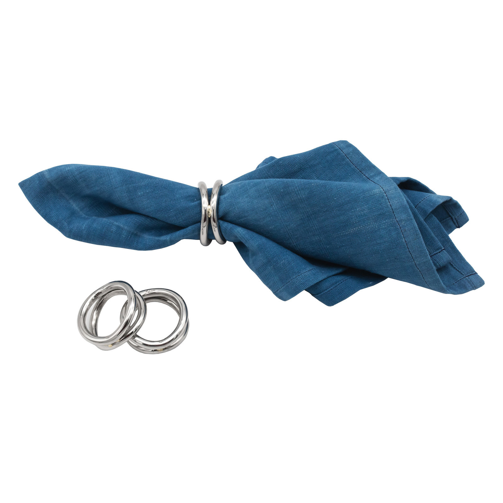 Twist Napkin Ring, Silver