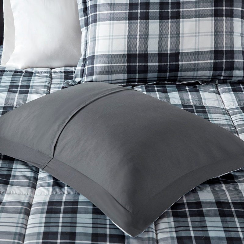 Twin/twin Xl All Season Comforter With 3m - , Soft Microfiber, Overlap Closure Shams (1 For Twin), -wicking, Solid Reverse, Machine Washable Ultra Soft, Twin