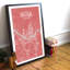 Seoul City Map - No Frame Print-636424385