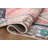 Moroccan Machine Made Power Loom Polyester Area Rug in Rust/Navy-78565290