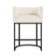 Tabouret de comptoir rembourré Bechtold