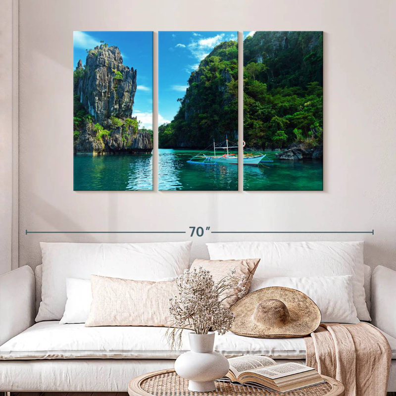 Bateau Mehar Tropical El Nido, H 32 po x l 50 po