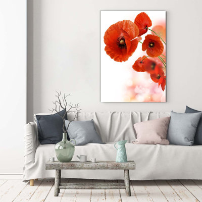 Poppy Field - Wrapped Canvas Print