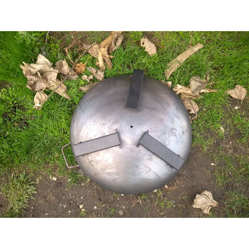 Rodessa Round Steel Smokeless Fire Pit