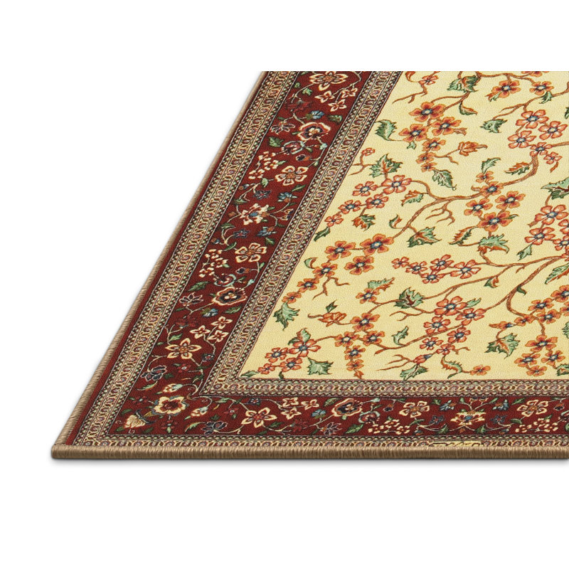 Tapis oriental beige, Rectangle 5 pi x 7 pi