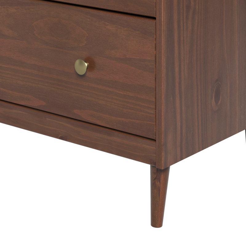 Commode 6 tiroirs - Spencer - Noyer