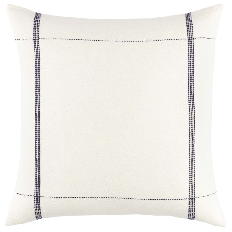 Taie décorative Atherton, Euro, Bleu marine