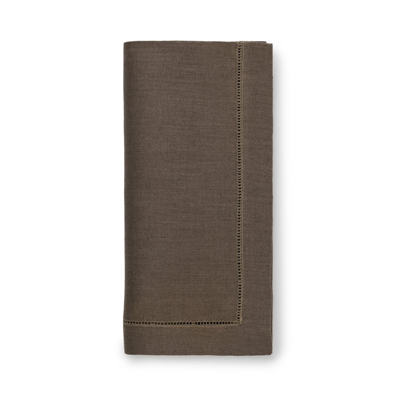 Festival Linen Square Napkins, Walnut