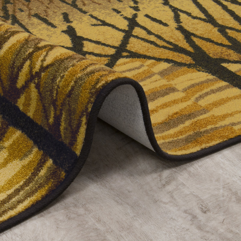 Tapis Goldenrod First Take Woodland Way, Rectangle 3 pi 10 po x 5 pi 4 po