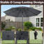 Parasol d'extérieur 10 pi Pure Garden-124192678