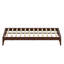 Base de lit plateforme en bois de bambou massif avec support de lattes en bois durable-129045294