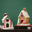 Décoration de Noël 11 po blanc et rouge bonbon à la menthe poivrée