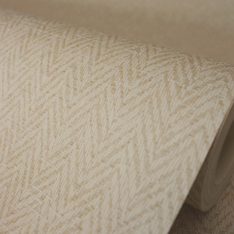 Judd Wheat Chevron Wallpaper